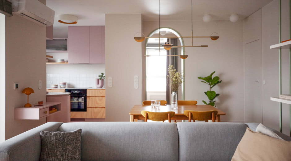 Różowy kolor w kuchni na wymiar - wyjątkowy wystrój, wyjątkowa przestrzeń