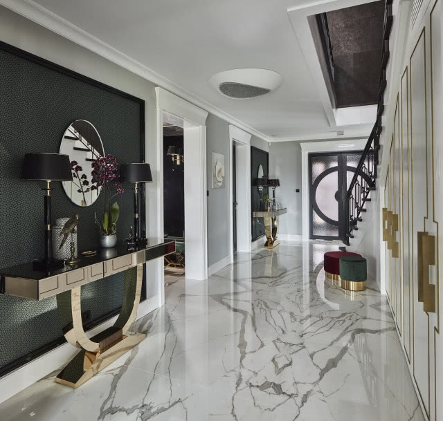 Pomysł na luksusowy przedpokój