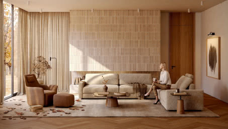 Jaki kolor do salonu? 5 modnych odcieni na ścianie w salonie w 2025 roku