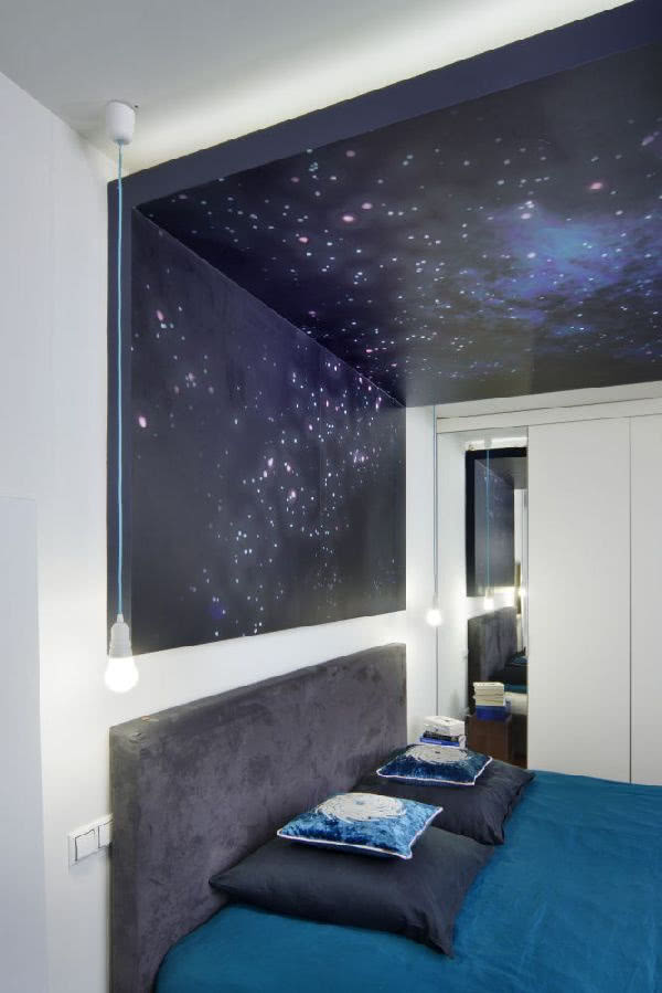 Mleczna droga, mgławice, konstelacje wymalowane...