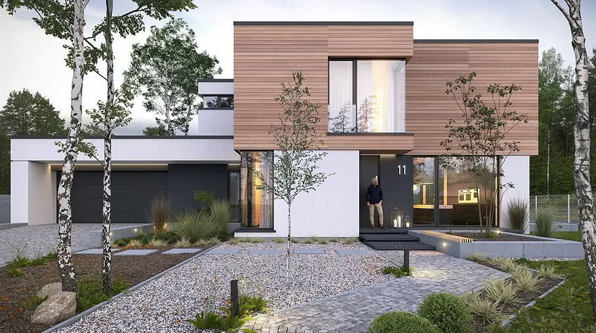 Projekt domu Otwarty 2