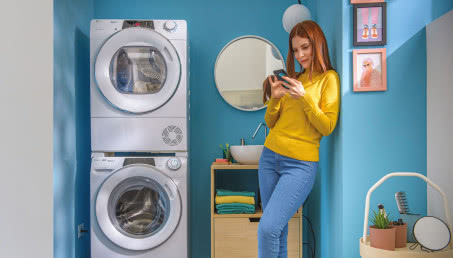 Pranie bez zagnieceń - z suszarkami Candy RapidO