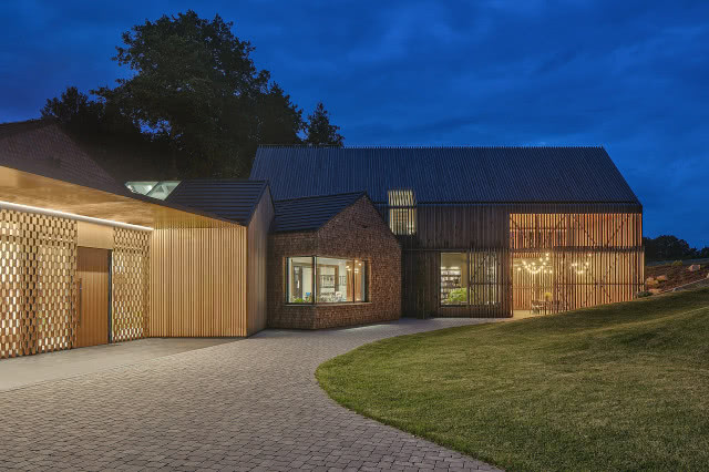 Polska Zagroda w nocy