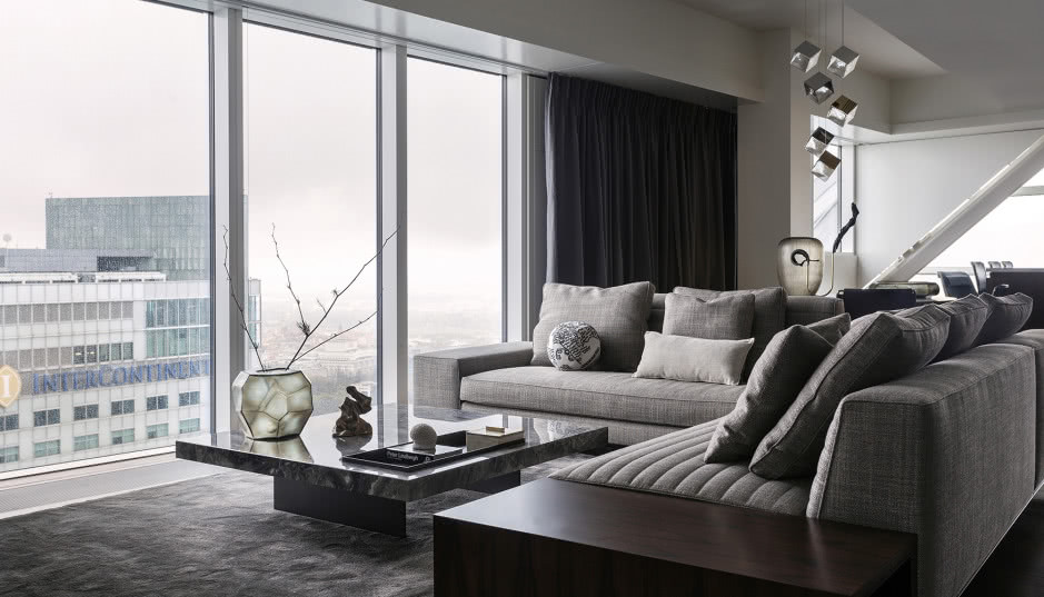 Luksusowy apartament na 46. piętrze wieżowca! Widać z niego panoramę stolicy!