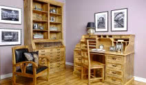 Drewniane meble do gabinetu