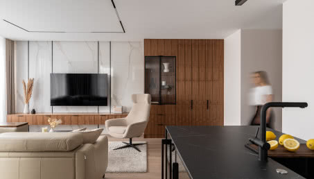 100-metrowy apartament na gdańskim Garnizonie. Ma 40-metrowy salon!