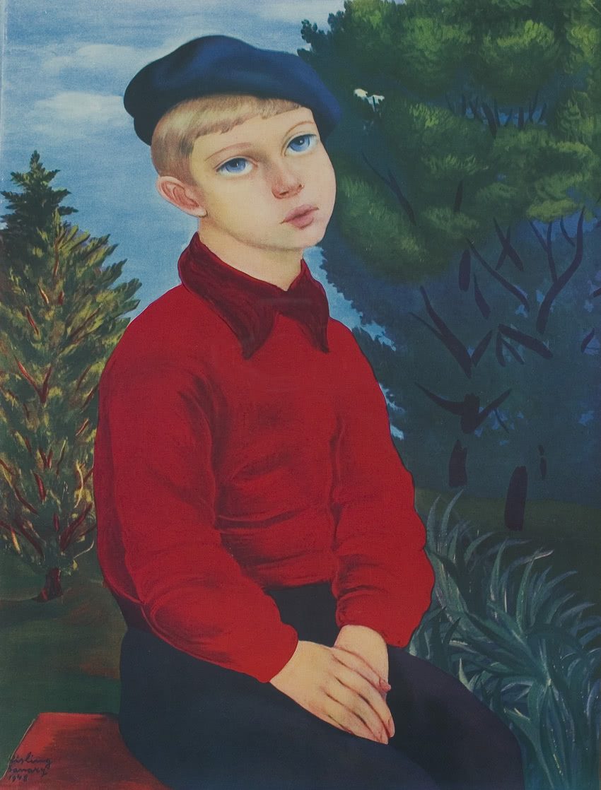 Mojżesz Kisling, „Chłopiec w niebieskim...