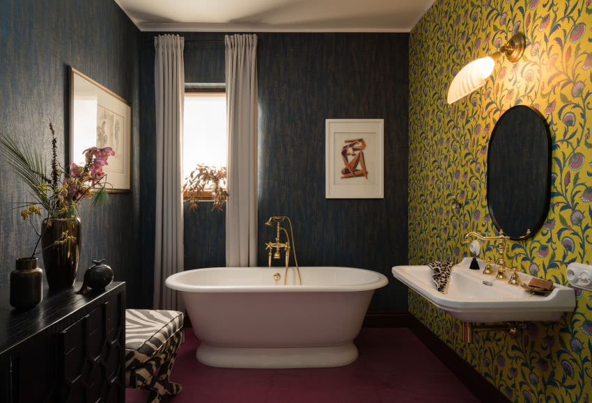 Łazienka to prawdziwy salon
kąpielowy. Na...