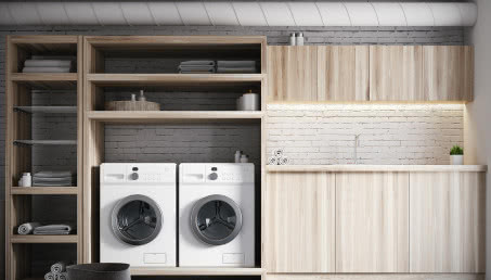 Pralnia w domu. Najlepsze miejsce na pralkę - łazienka czy pomieszczenie gospodarcze?