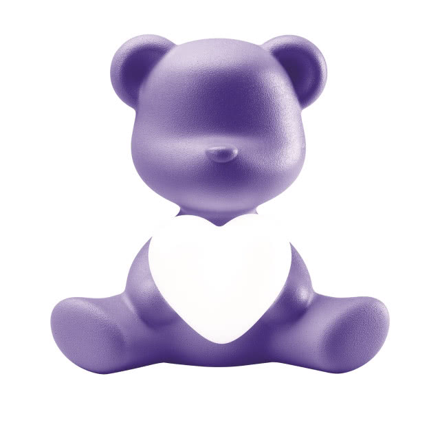 lampa w kształcie misia z sercem