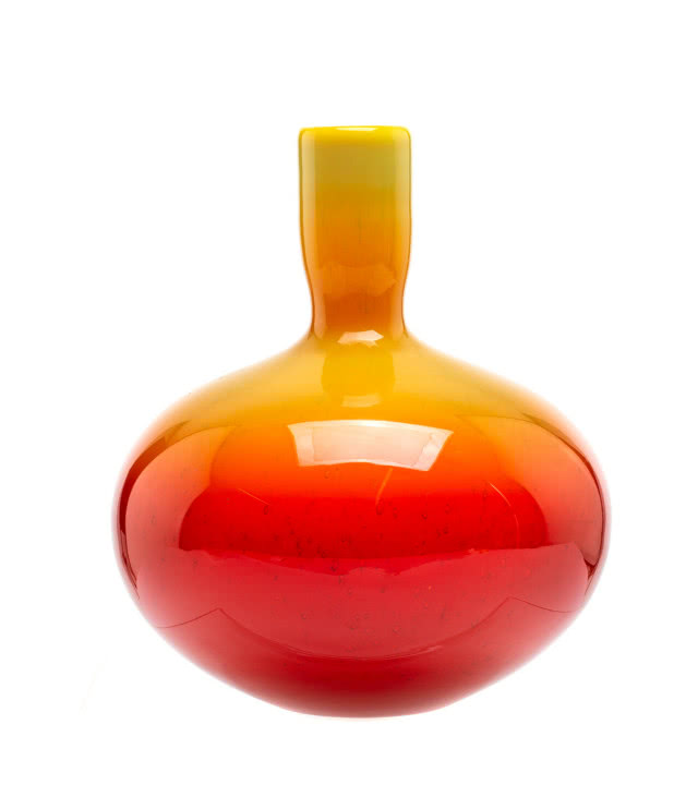 czerwona butla z szyjką Zbigniew Horbowy