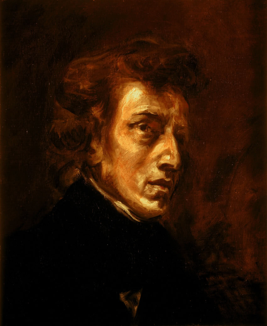 Eu­gè­ne De­la­croix, "Portret Chopina"