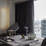 Luksusowy apartament na 46. piętrze wieżowca! Widać z niego panoramę stolicy!