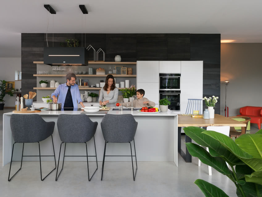 Okap i płyta indukcyjna połączone technologią...