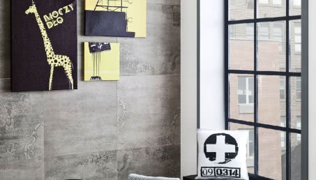 Betonowy dywan - płytki Loft marki Ceramstic