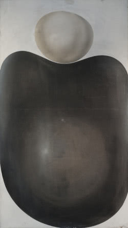 Andrzej Pawłowski, bez tytułu, 1965, olej, płótno, 136 x 78 cm