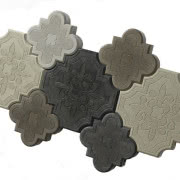 Double Dipper - podwójna umywalka z barwionego...