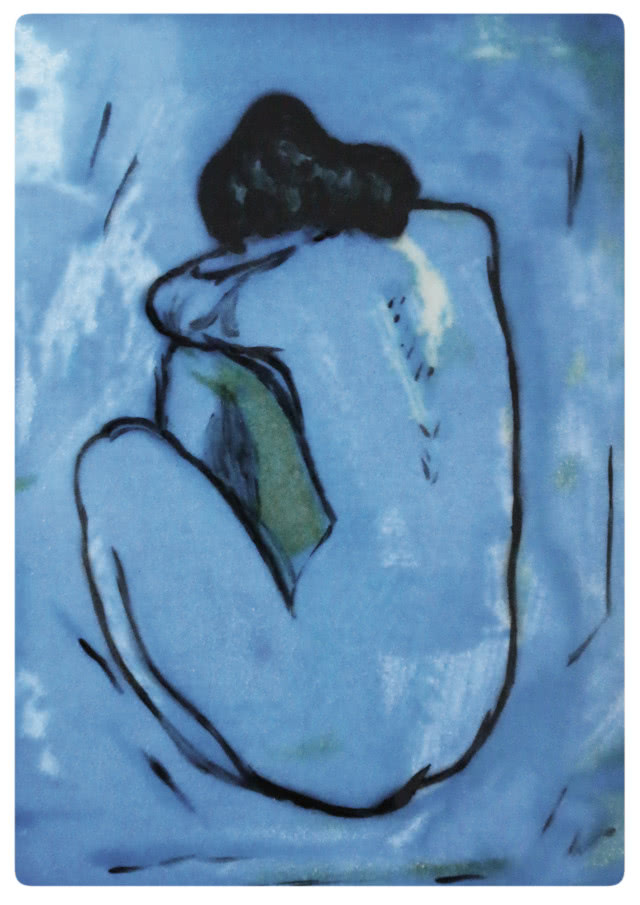 Obraz Picassa wypalany w piecu