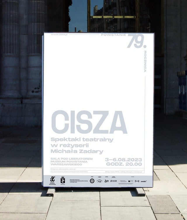 Spektakl "Cisza" z okazji rocznicy Powstania Warszawskiego