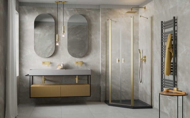 Radaway Nes Brushed Gold PTD