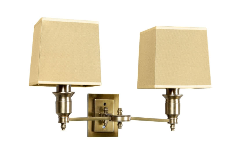 Podwójny kinkiet z brązu, Sweetpea & Willow,...