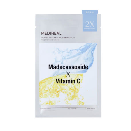 Koreańska maska w płachcie Mediheal Derma Synergy z madekasozydem i witaminą C