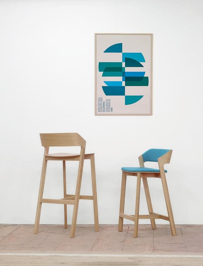 Hokery Merano są dostępne w dwóch wysokościach.