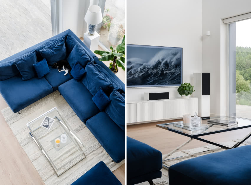 Wykonana na zamówienie szafka wisząca RTV...