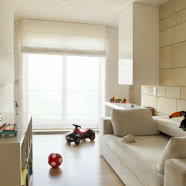 Szklane ściany apartamentu