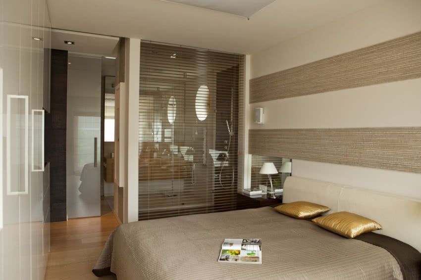 Maksimum prostoty. W sypialni nie ma zbędnych...