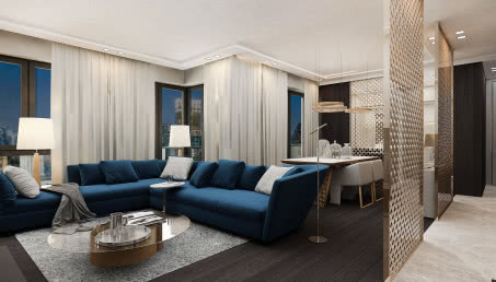 Apartament na Mokotowie w stylu art deco!