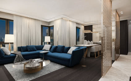 Apartament na Mokotowie w stylu art deco!