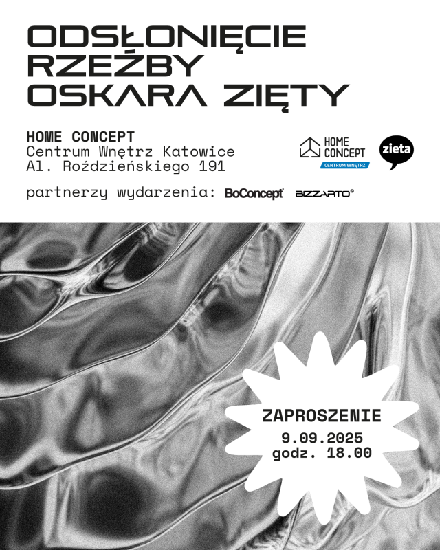 Oskar Zięta odsłonięcie rzeźby w Katowicach