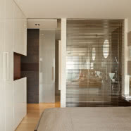 Szklane ściany apartamentu