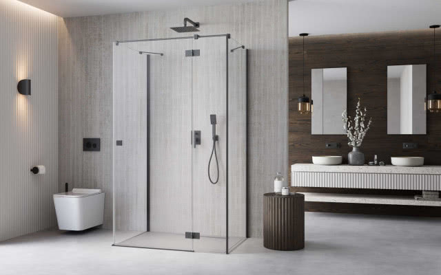 Radaway Essenza Brushed GunMetal KDJ S 