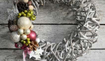 Zimowa dekoracja - wianek Bello