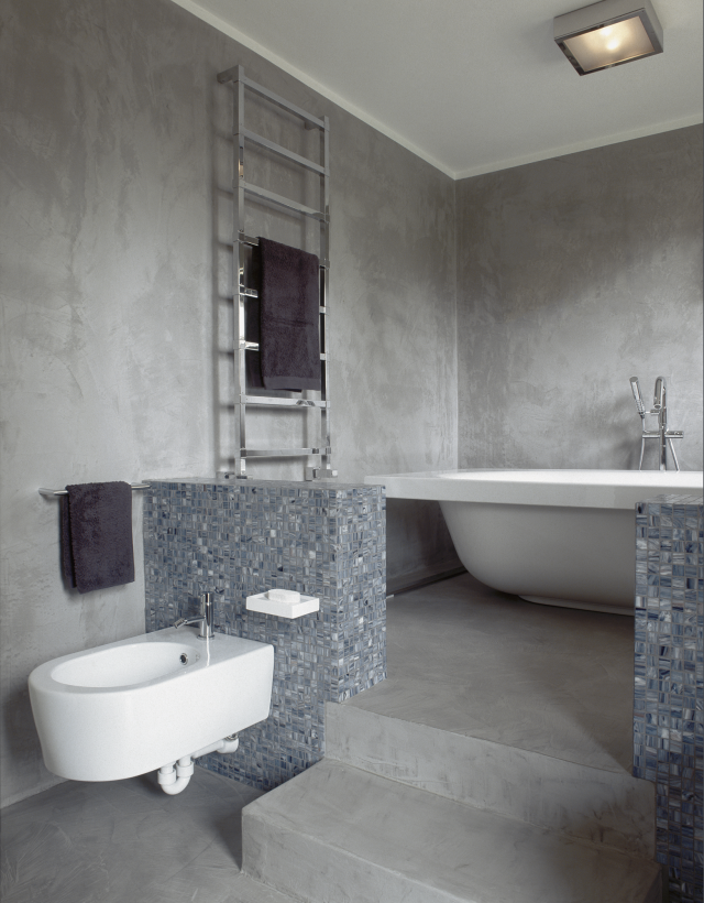 podłoga z żywicy w łazience