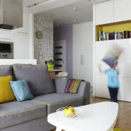 Przestrzeń we wnętrzu - mieszkanie w centrum miasta