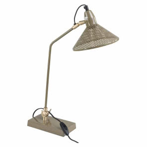 Lampa metalowa Desk - khaki, 9design, 495 zł