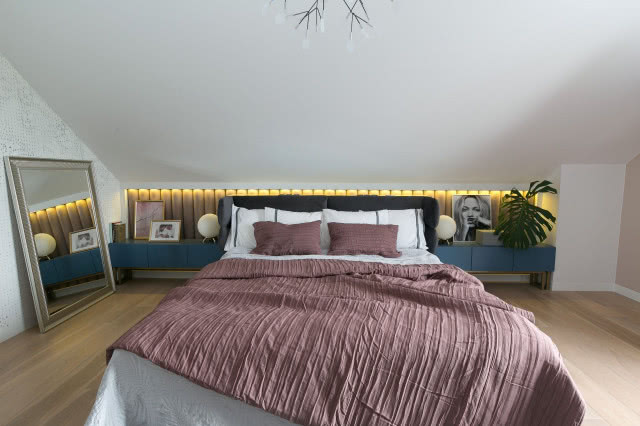 Sypialnia na poddaszu