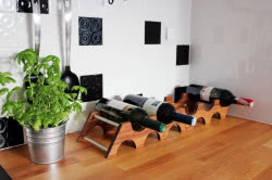 stojak na wino kolekcja mebli bambooo wooowprojekt