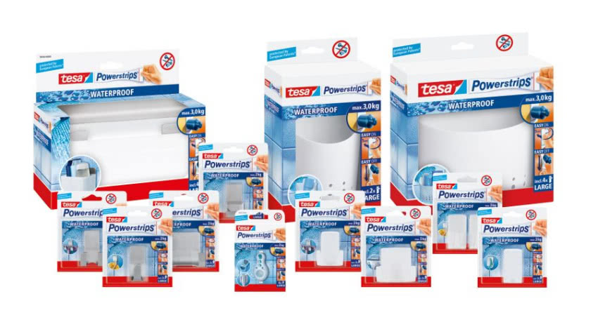 Akcesoria łazienkowe tesa Powerstrips Waterproof