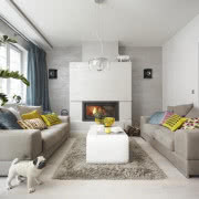 Chromowana stal i rozbielone drewno doskonale...