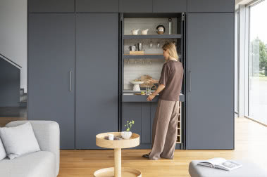 Znikająca kuchnia - ukryte funkcje w otwartej przestrzeni