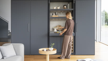 Znikająca kuchnia - ukryte funkcje w otwartej przestrzeni