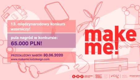Projektanci poszukiwani! Konkurs make me! 2020