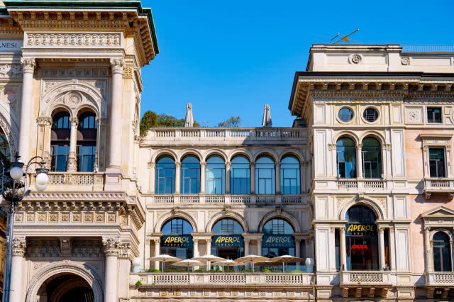 Terrazza Aparol widok na budynek