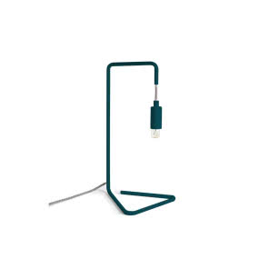 Ciemnoturkusowa lampa z metalu, Harto Mariette, Bonami, 289 zł