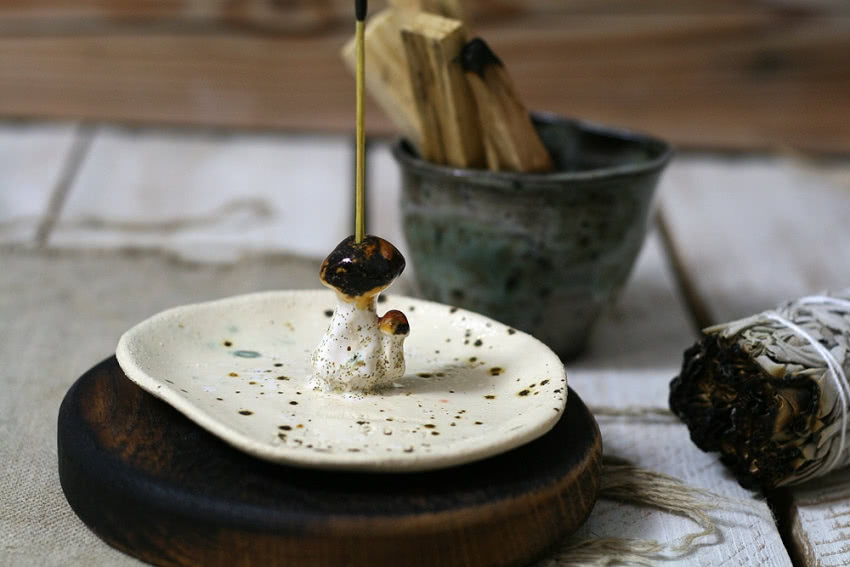 Podstawka na kadzidełko Grzybek, Studio Mini...