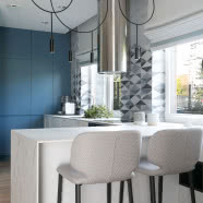 Trzykondygnacyjny dom: połączenie kobiecego pragmatyzmu z nienaganną stylistyką